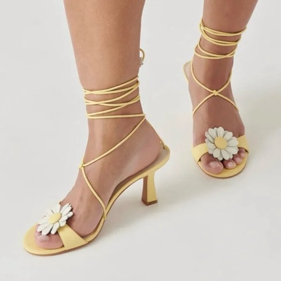 For Love And Lemons Shoes - For Love & Lemons Daizy Heels 9.5 NWT